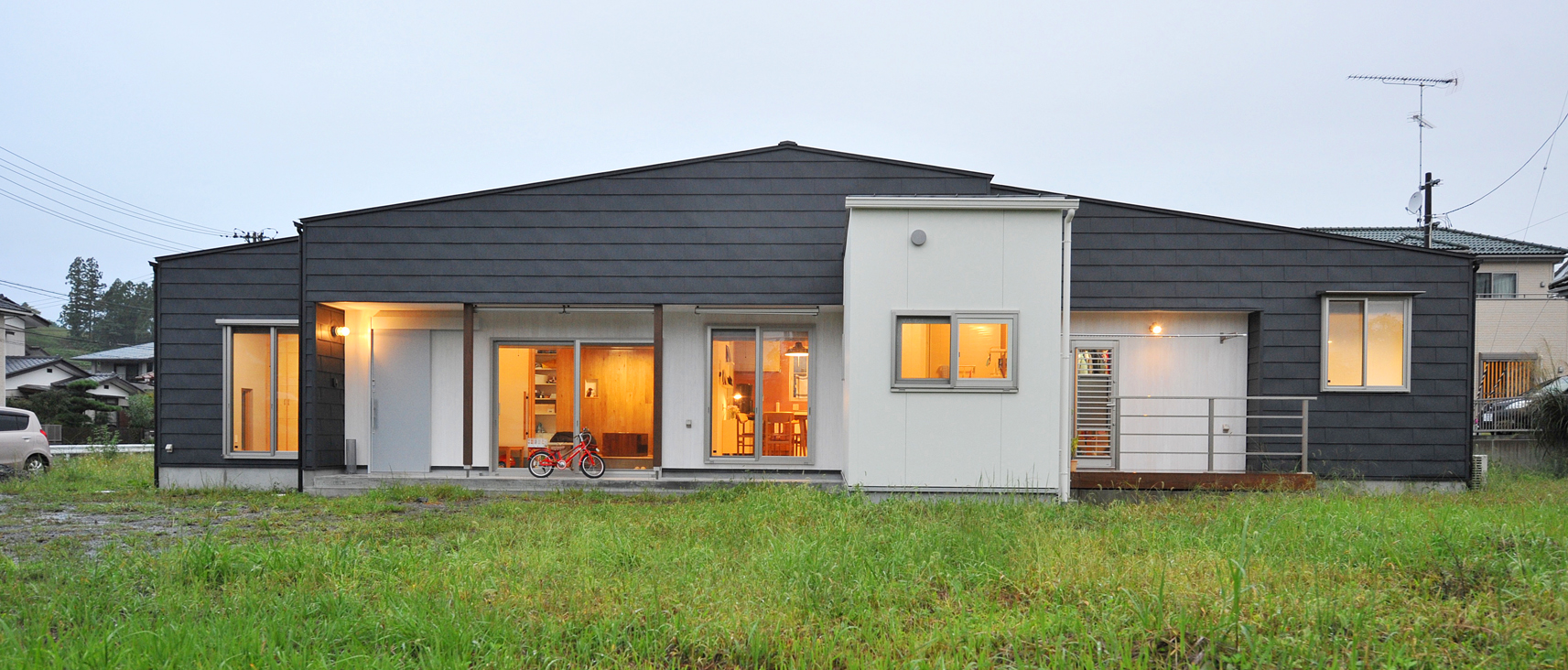 土間のあるt型平屋 いわき家ナビ